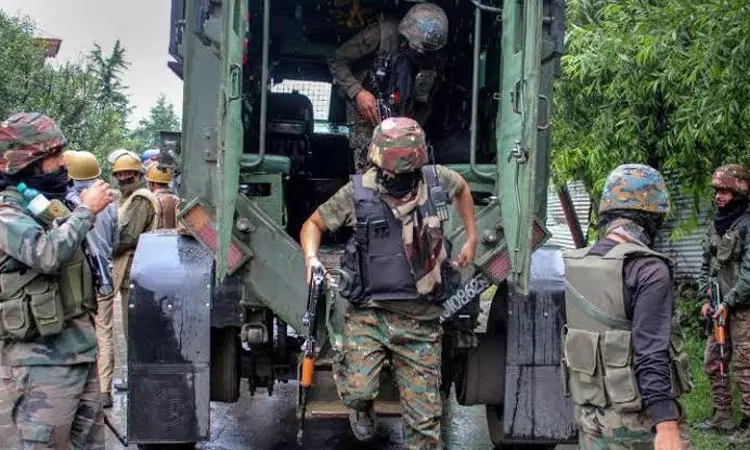 காஷ்மீரில் நடந்த துப்பாக்கி சண்டையில் வெளிநாட்டு பயங்கரவாதி பலி