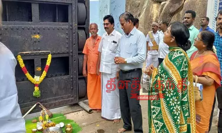 மணிமுத்தாறு அணையில் இருந்து தண்ணீர் திறப்பு