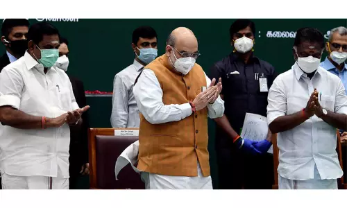 மத்திய மந்திரி அமித்ஷாவை இன்று சந்திக்கும் ஓ.பி.எஸ். ஈ.பி.எஸ்...!