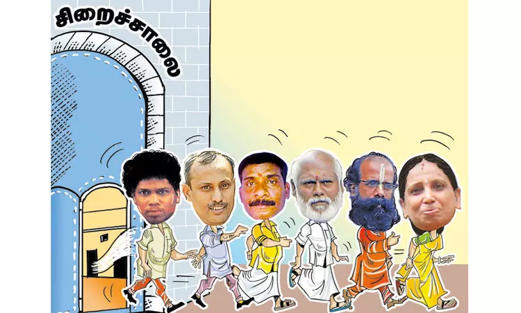 ராஜீவ்காந்தி கொலை குற்றவாளிகள் 6 பேரும் விடுதலை ராஜீவ்காந்தி கொலை குற்றவாளிகள் 6 பேரும் விடுதலை