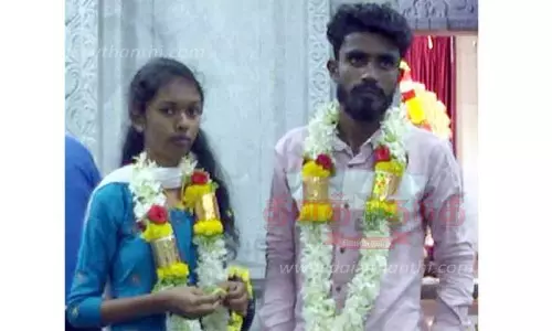 காதல் ஜோடி போலீஸ் நிலையத்தில் தஞ்சம் காதல் ஜோடி போலீஸ் நிலையத்தில் தஞ்சம்