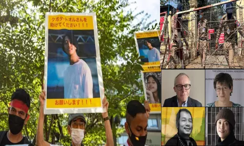 ராணுவ ஆட்சி நடக்கும் மியான்மரில் 4 வெளிநாட்டு கைதிகள் திடீர் விடுதலை; பின்னணி என்ன?