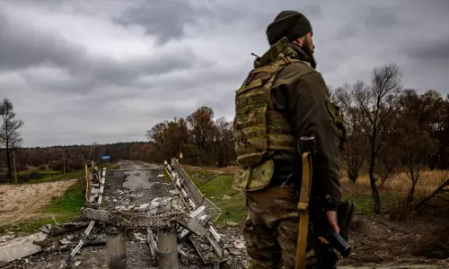 உக்ரைன் தாக்குதல்: 50 ரஷிய வீரர்கள் பலியானதாக தகவல்