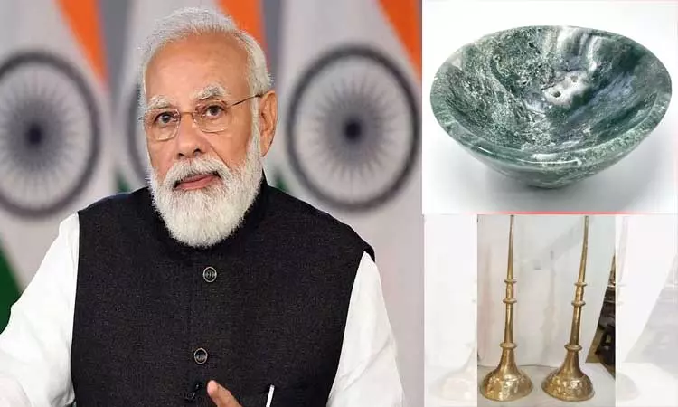 ஜி20 உச்சி மாநாடு: உலகத்தலைவர்களுக்கு பிரதமர் மோடி வழங்கிய நினைவுப்பரிசுகள்