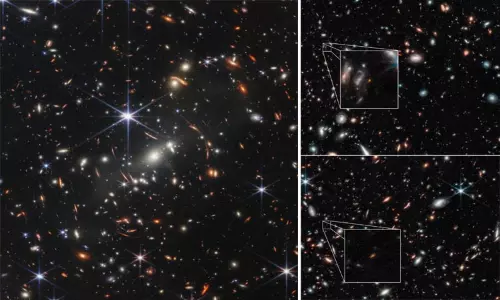 விண்வெளி ஆராய்ச்சியில் ஒரு புதிய அத்தியாயம்! மிகப் பழமையான நட்சத்திர மண்டலங்களை படம்பிடித்த ஜேம்ஸ் வெப் தொலைநோக்கி!