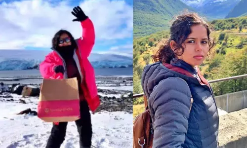 30 ஆயிரம் கி.மீ பயணம்: கண்டம் விட்டு கண்டம் தாண்டி உணவு டெலிவரி செய்த தமிழக பெண்!