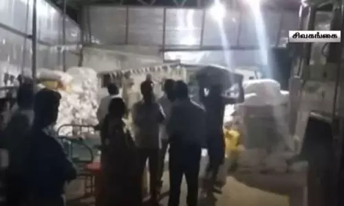 சிவகங்கையில் ரேஷன் பொருட்களை திருடிய சம்பவம் - பீகாரைச் சேர்ந்த 5 பேர் உள்பட 14 பேர் கைது சிவகங்கையில் ரேஷன் பொருட்களை திருடிய சம்பவம் - பீகாரைச் சேர்ந்த 5 பேர் உள்பட 14 பேர் கைது