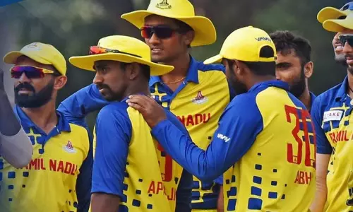 விஜய் ஹசாரே கோப்பை கிரிக்கெட்: 5வது வெற்றியை பதிவு செய்யும் முனைப்பில் தமிழ்நாடு...!