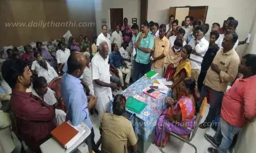 விவசாயிகள், கல்குவாரி உரிமையாளர்கள் கூட்டம்
