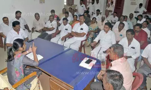 ஆழியாறில் அமைதி பேச்சுவார்த்தை பாதியில் முடிந்தது