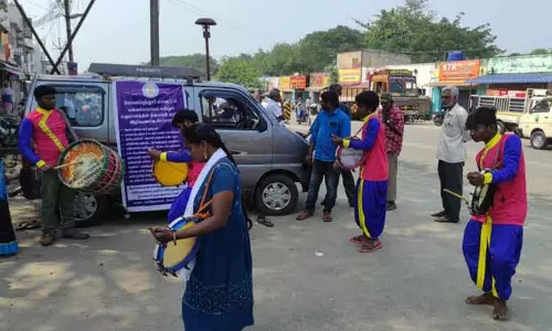 பொள்ளாச்சியில் மது, சாராயத்துக்கு எதிரான விழிப்புணர்வு