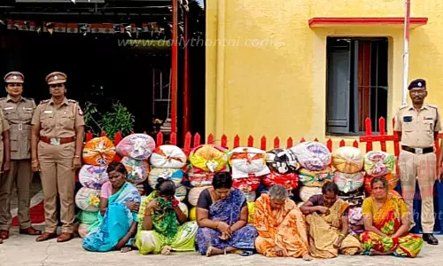 ஒரு டன் ரேஷன் அரிசி பறிமுதல்