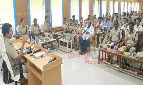 போதை பொருள் கடத்துவோர் மீது   கடும் நடவடிக்கை: போலீஸ் சூப்பிரண்டு பாலாஜி சரவணன்