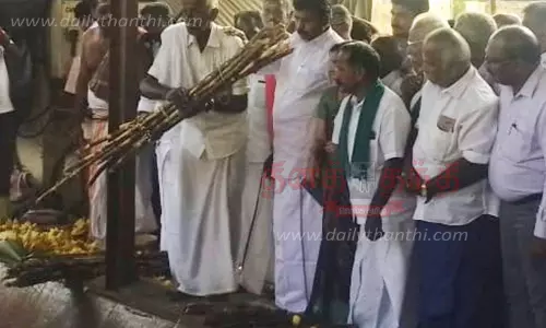 குருங்குளம் அறிஞர் அண்ணா சர்க்கரை ஆலையில் அரவை தொடக்கம் குருங்குளம் அறிஞர் அண்ணா சர்க்கரை ஆலையில் அரவை தொடக்கம்