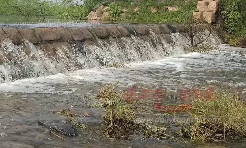 17 ஆண்டுகளுக்கு பிறகு நிரம்பிய மாவுரெட்டி சின்ன ஏரி 17 ஆண்டுகளுக்கு பிறகு நிரம்பிய மாவுரெட்டி சின்ன ஏரி