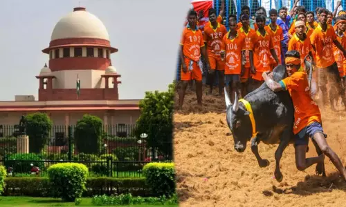 ஜல்லிக்கட்டு போட்டிக்கு எதிரான மனுக்கள் மீது சுப்ரீம் கோர்ட்டில் இன்று விசாரணை ஜல்லிக்கட்டு போட்டிக்கு எதிரான மனுக்கள் மீது சுப்ரீம் கோர்ட்டில் இன்று விசாரணை