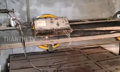 செங்கல்பட்டு அரசு மருத்துவமனையில் லிப்ட் அறுந்து விழுந்ததால் பரபரப்பு