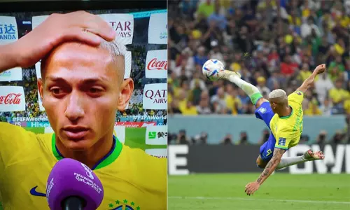 செர்பியாவுக்கு எதிராக ரிசார்லிசன் அடித்த மேஜிக் கோல் -வீடியோ