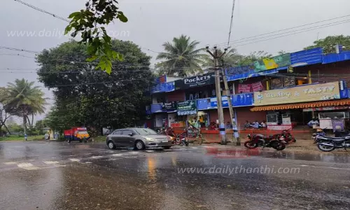 ஆனைமலையில் பலத்த மழை