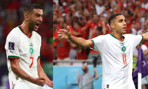 உலகக்கோப்பை கால்பந்து: பெல்ஜியம் அணிக்கு அதிர்ச்சி அளித்து மொராக்கோ அபார வெற்றி