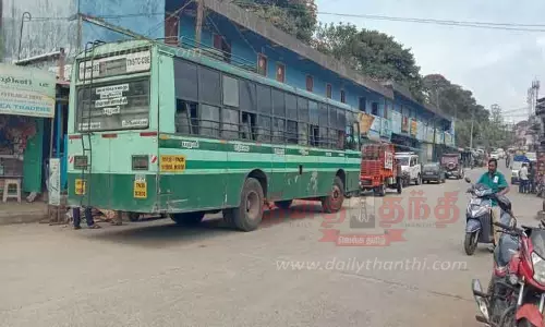 பஸ் நிலையத்துக்குள் வராமல் செல்லும் அரசு பஸ்கள்