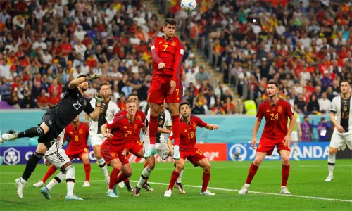 ஸ்பெயினுடன் ஆட்டம்: டிரா அடுத்த சுற்று வாய்ப்பை தக்க வைத்துக் கொண்டது ஜெர்மனி...!