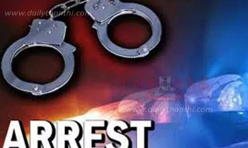 நெல் கொள்முதல் முறைகேடு வழக்கில் தி.மு.க. பிரமுகர், கிராம நிர்வாக அலுவலர் கைது