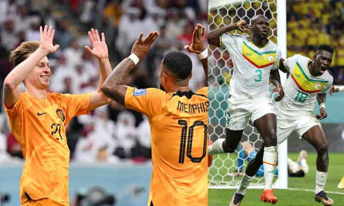 உலகக்கோப்பை கால்பந்து: குரூப் ஏ பிரிவில் நெதர்லாந்து ,செனகல் அணிகள் அடுத்த சுற்றுக்கு தகுதி