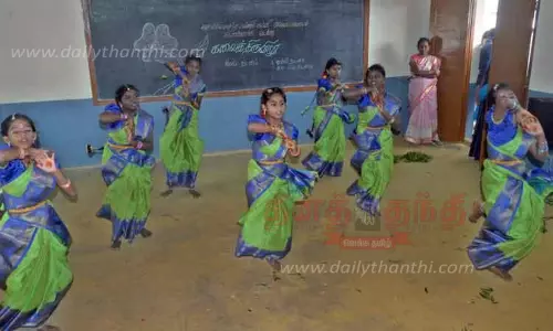 பள்ளி மாணவர்களுக்கு கலைத்திருவிழா பள்ளி மாணவர்களுக்கு கலைத்திருவிழா