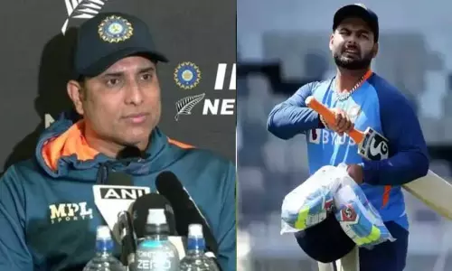 ரிஷப் பண்ட்க்கு தொடர்ந்து வாய்ப்பு வழங்கப்படுவது ஏன்..? பயிற்சியாளர் லட்சுமண் விளக்கம் ரிஷப் பண்ட்க்கு தொடர்ந்து வாய்ப்பு வழங்கப்படுவது ஏன்..? பயிற்சியாளர் லட்சுமண் விளக்கம்