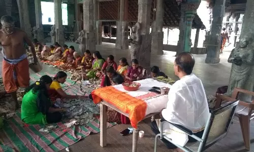 தாணுமாலய சாமி கோவிலில் உண்டியல் மூலம் ரூ.16 லட்சம் வசூல்