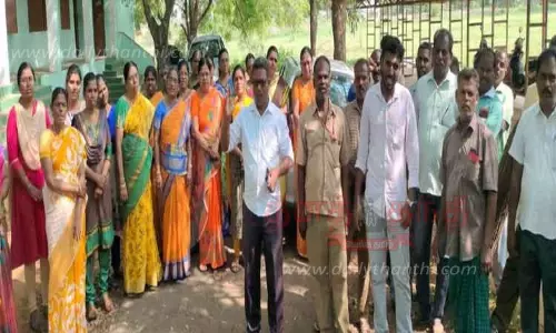 சி.ஐ.டி.யு. மின்ஊழியர்கள் ஆர்ப்பாட்டம்