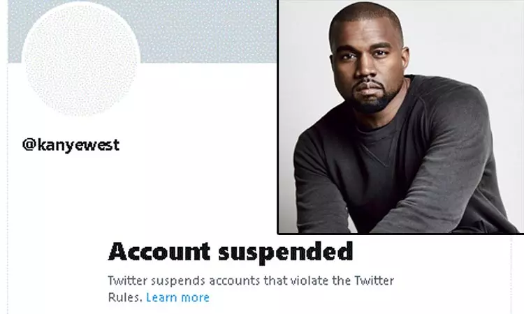 பிரபல பாடகர் கன்யே வெஸ்ட் டுவிட்டர் கணக்கு முடக்கப்பட்டதால் ரசிகர்கள் அதிர்ச்சி..! எலான் மஸ்க் விளக்கம் பிரபல பாடகர் கன்யே வெஸ்ட் டுவிட்டர் கணக்கு முடக்கப்பட்டதால் ரசிகர்கள் அதிர்ச்சி..! எலான் மஸ்க் விளக்கம்