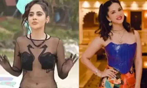 எனது ஆடையுடன் போட்டியிட முடியாது சன்னி லியோனுக்கு சவால் விடும் உர்பி ஜாவித் எனது ஆடையுடன் போட்டியிட முடியாது சன்னி லியோனுக்கு சவால் விடும் உர்பி ஜாவித்