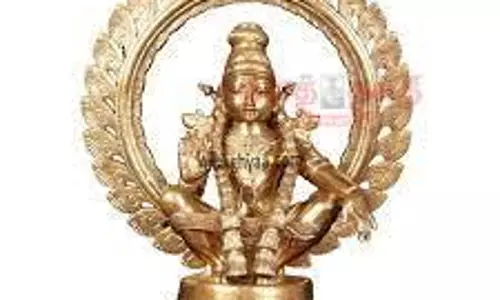 வயலூர் கிராமத்தில்  நூதன பஞ்சலோக அய்யப்பன் சிலை பிரதிஷ்டை