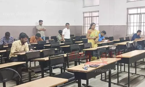 வனத்தொழில் பழகுனர் பதவிக்கான தேர்வை கோவையில் 320 பேர் மட்டுமே எழுதினர்