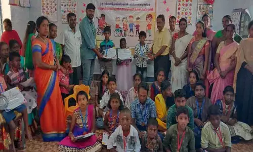 மாற்றுத்திறனாளிகளுக்கான போட்டிகளில் வெற்றி பெற்றவர்களுக்கு பரிசு