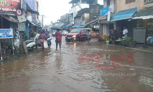 கூத்தாநல்லூர், வலங்கைமானில் பலத்த மழை