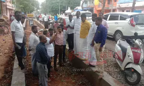 இசக்கி சுப்பையா எம்.எல்.ஏ. ஆய்வு