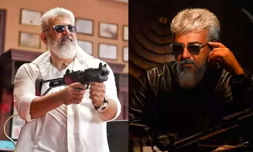 கையில் துப்பாக்கியுடன் அஜித்.. கவனம் ஈர்க்கும் துணிவு படத்தின் புதிய புகைப்படங்கள்