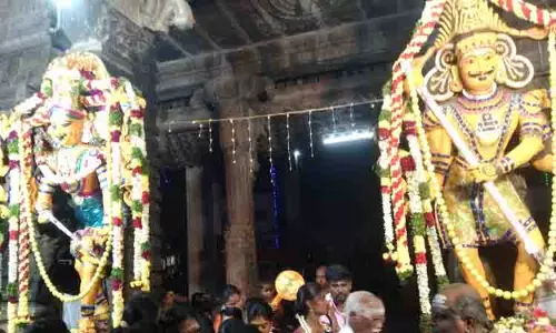 அகோர வீரபத்திரர், ரணவீரபத்திரர் சுவாமிகளுக்கு சந்தனகாப்பு அலங்காரம்