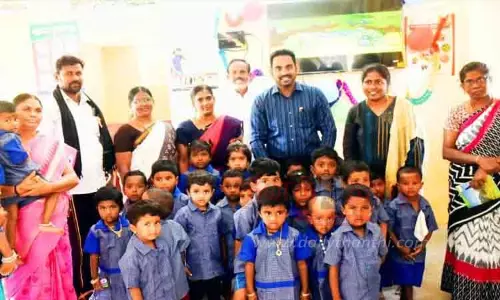 200 அங்கன்வாடி மையங்களுக்கு ஸ்மார்ட் டி.வி. வழங்கும் திட்டம்