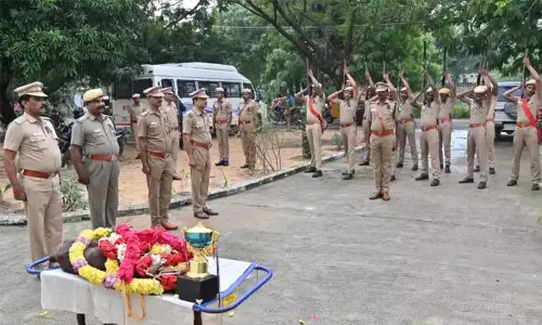காவல்துறையின் மோப்பநாய் டாபர்மேன் மறைவு - 21 குண்டுகள் முழங்க இறுதி அஞ்சலி