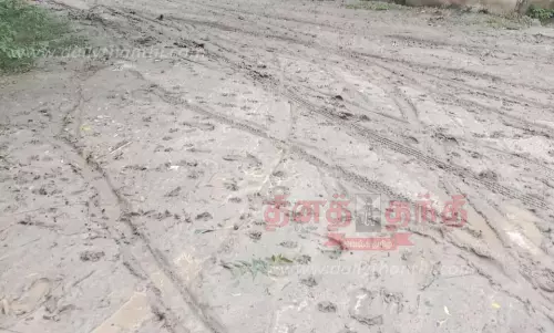 சேறும், சகதியுமான சாலை சீரமைக்கப்படுமா? சேறும், சகதியுமான சாலை சீரமைக்கப்படுமா?