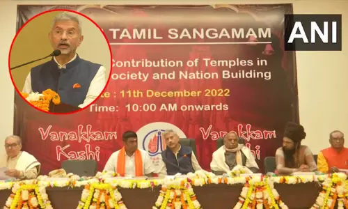 நமது பாரம்பரியம், வரலாற்று பாதுகாவலர்களாக கோவில்கள் உள்ளன:  மத்திய மந்திரி ஜெய்சங்கர் பேச்சு