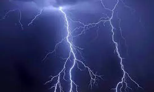 விழுப்புரம் அருகே    மின்னல் தாக்கி விவசாயி பலி