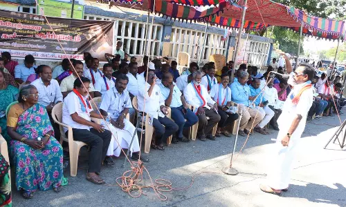 விடுதலை சிறுத்தைகள் ஆர்ப்பாட்டம்