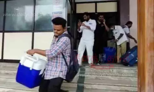 மதுரை அரசு ஆஸ்பத்திரியில் மூளைச்சாவு அடைந்த வாலிபரின் உடல் உறுப்புகள் தானம் - விமானம் மூலம் சென்னைக்கு அனுப்பி வைப்பு