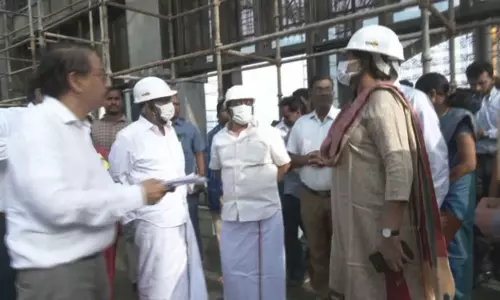 பொங்கல் பண்டிகைக்கு முன்பு கிளாம்பாக்கம் பேருந்து நிலையத்தை திறப்பது கடினம் - அமைச்சர் சேகர் பாபு பொங்கல் பண்டிகைக்கு முன்பு கிளாம்பாக்கம் பேருந்து நிலையத்தை திறப்பது கடினம் - அமைச்சர் சேகர் பாபு