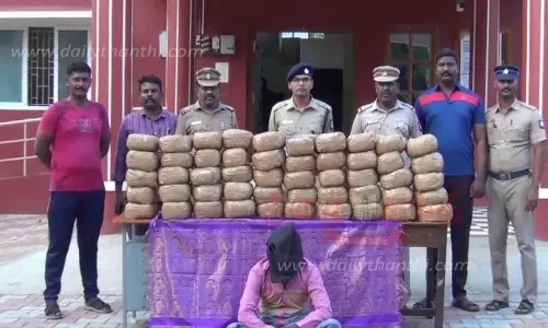மினிலாரியில் ரகசிய அறை அமைத்து ரூ.30 லட்சம் கஞ்சா கடத்தல்; டிரைவர் கைது மினிலாரியில் ரகசிய அறை அமைத்து ரூ.30 லட்சம் கஞ்சா கடத்தல்; டிரைவர் கைது